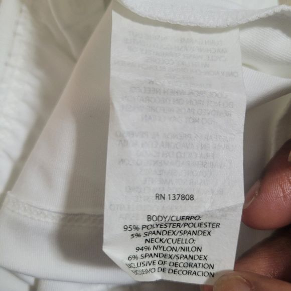 All Sport Couture White New Orleans Saints Football Fan Gear Halter Top Size XS - Picture 7 of 8